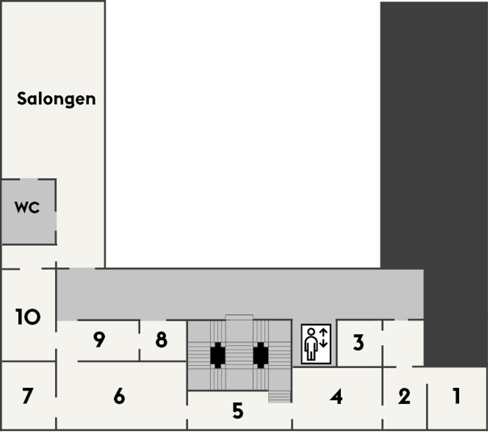 Karta över våningsplan.